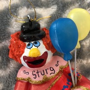 Hand painted Clown 🤡 ornament